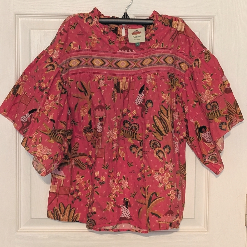 Farm Rio Blouse Size M